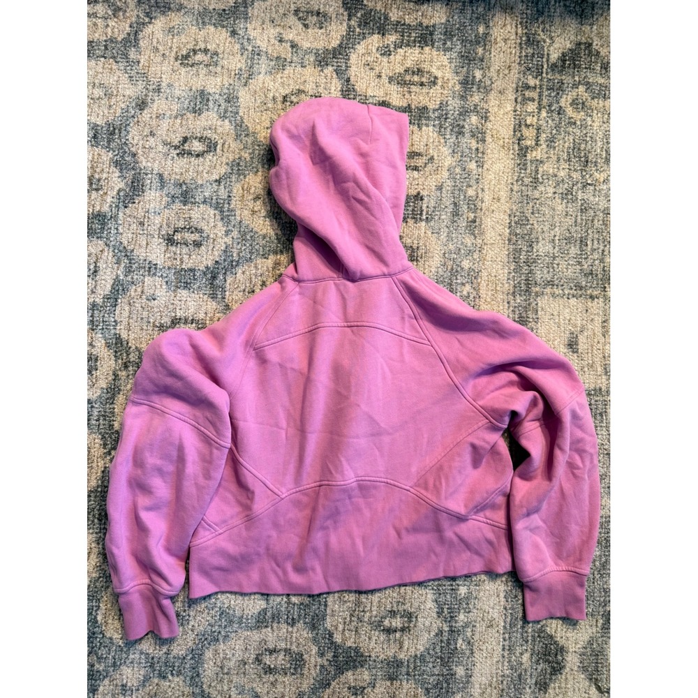 Lululemon Scuba Oversized Full-Zip‎ Hoodie Pink XS/S Excellent Condition - Picture 2 of 5